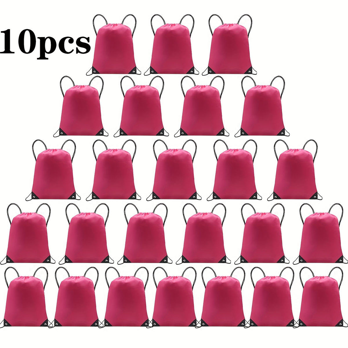 20pcs Sports Drawstring Backpack for Gym & Outdoor Activities