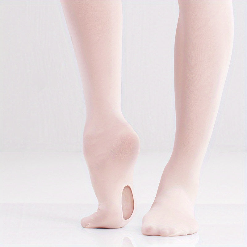 Convertible Ballet Tights for Girls and Women, Comfortable Dance Sto