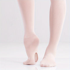 Convertible Ballet Tights for Girls and Women, Comfortable Dance Sto