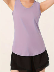 Women's Hollow Sports Tank Top - Sleeveless Running Top