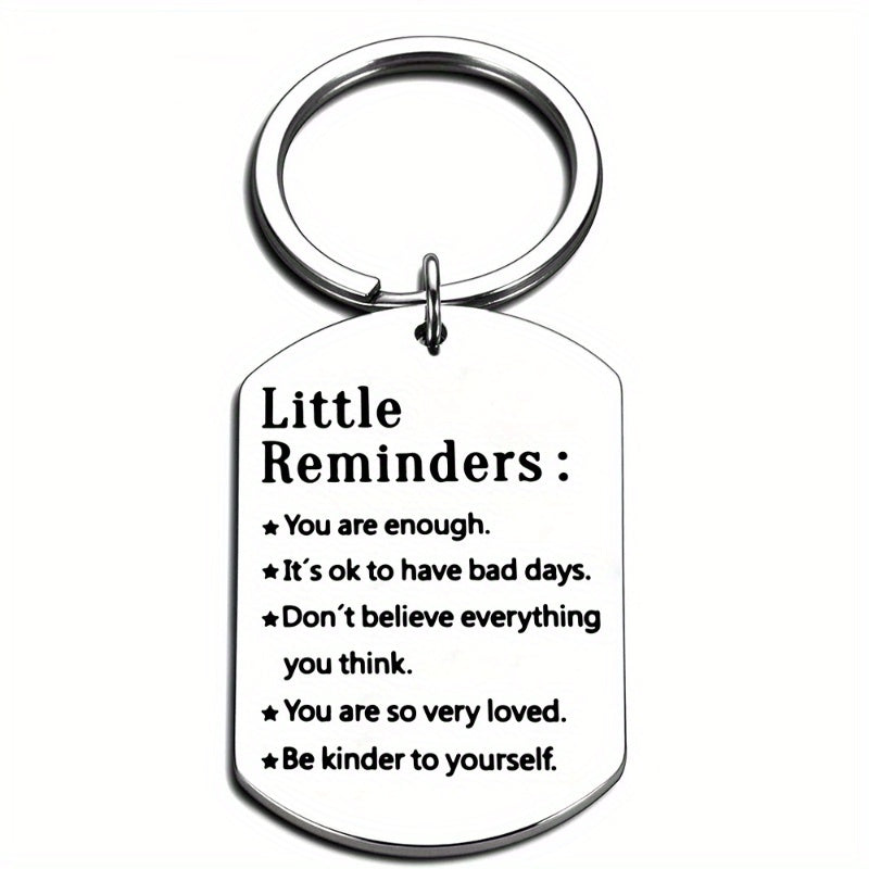 You Are Enough Keychain Mental Health Gift Daughter Mom Reminder Hug Self Love
