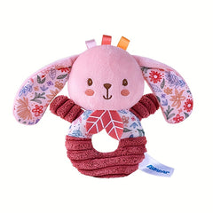 Soft Stuffed Animal Hand Shake Rattle Toys for Newborns - Baby Shower Gift