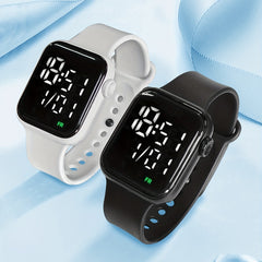 2pcs Sports LED Rolling Watches Non Waterproof