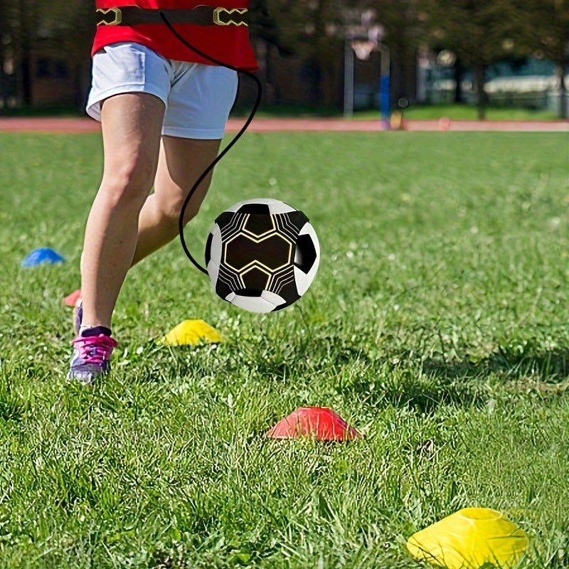 Adjustable Football Training Strap With Disc Cones