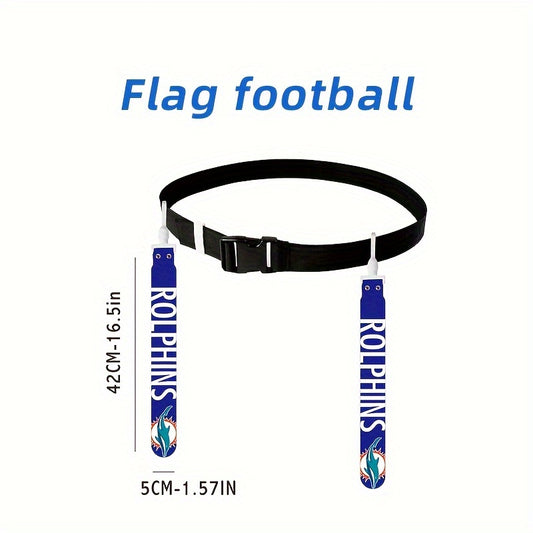 Dolphin Waist Flag Rugby Football Flag With Buckle