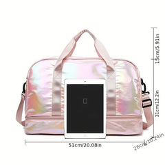 Women's Dry/Wet Separation Sports Bag Large Capacity Yoga Bag