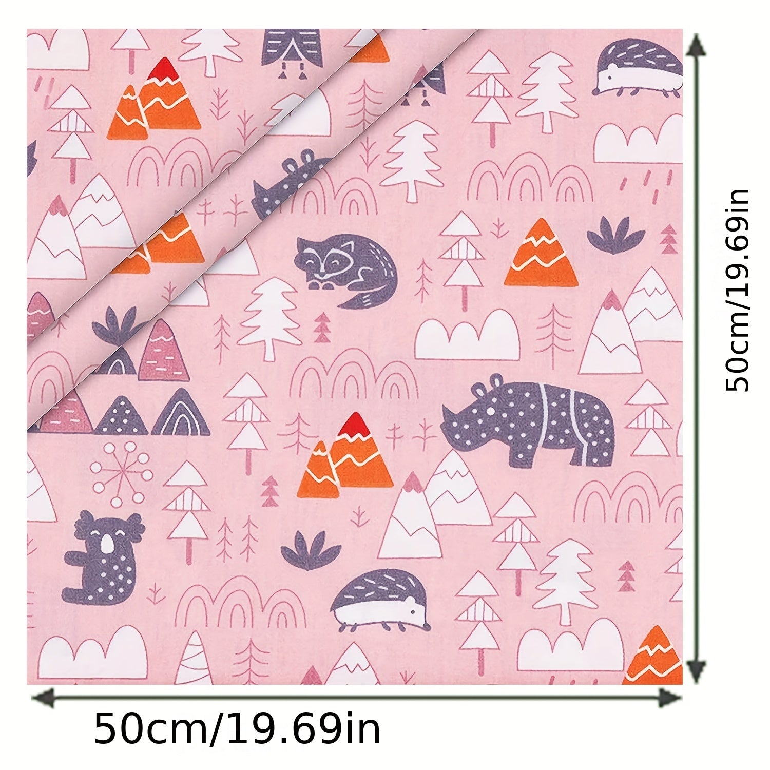 8pcs 100% Cotton 20x20 Quilting Craft Fabric Precut Square Sheet