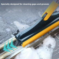 Versatile Long Handle Brush for Cleaning Bathrooms, Kitchens, Decks, Tubs, Walls