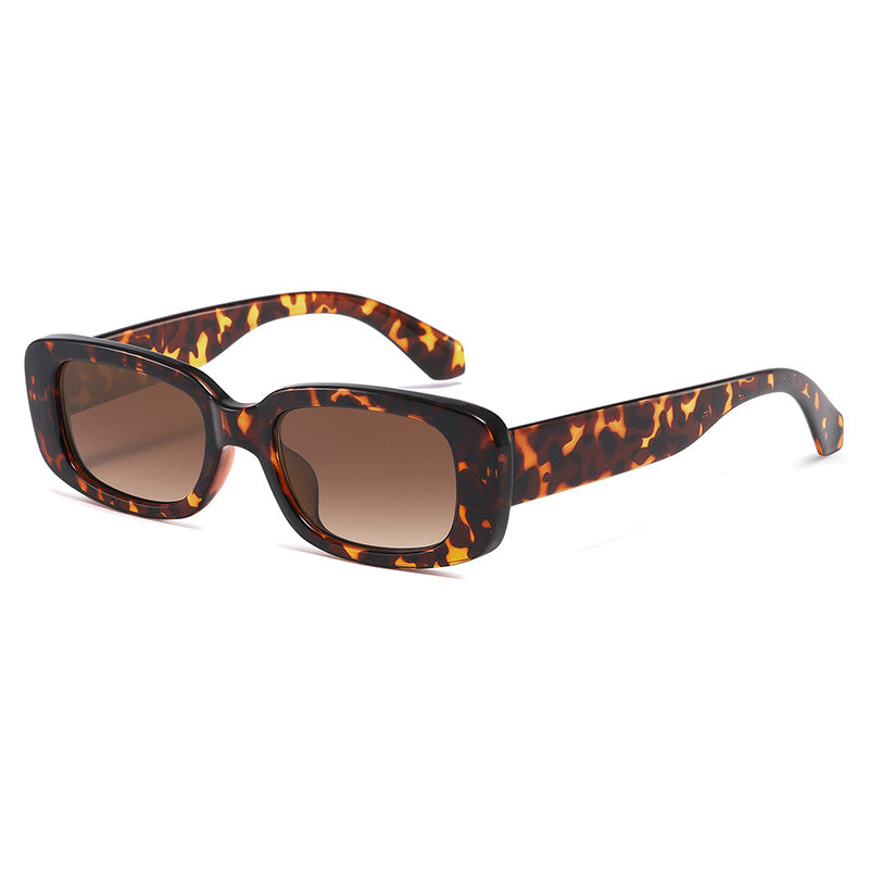 Vintage Square Frame Glasses UV400 Sunglasses Women