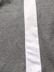 Women's Plus Colorblock High Rise Elastic Drawstring Flared Leg Trousers