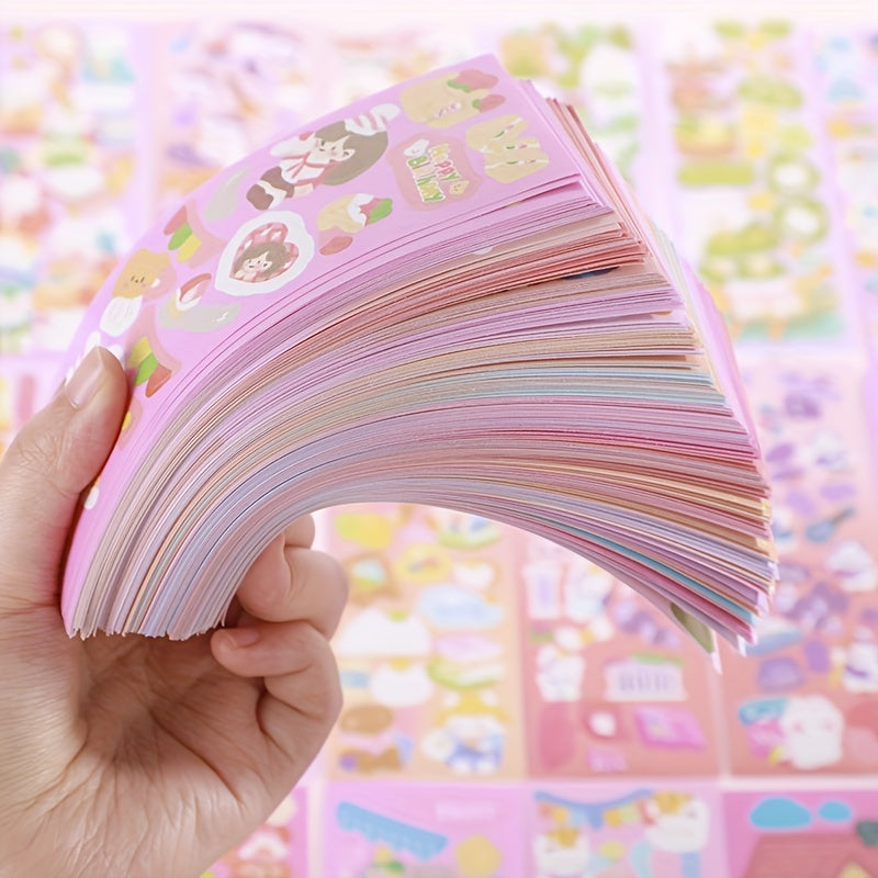 200pcs Colorful Laser Stickers Gift Set for Kids Girls
