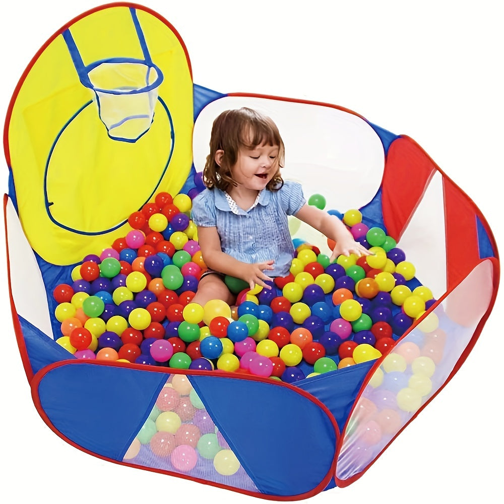 4 Ft Large Pop Up Ball Pit Tent for Toddlers with Zipper Storage Bag