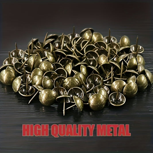 300pcs 14 10mm Bronze Thumb Tacks With Round Heads