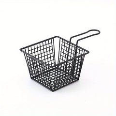 Long Handle Metal French Fries Basket
