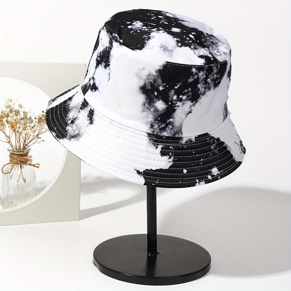 Tie Dyed Sunshade Bucket Hat for Men Women