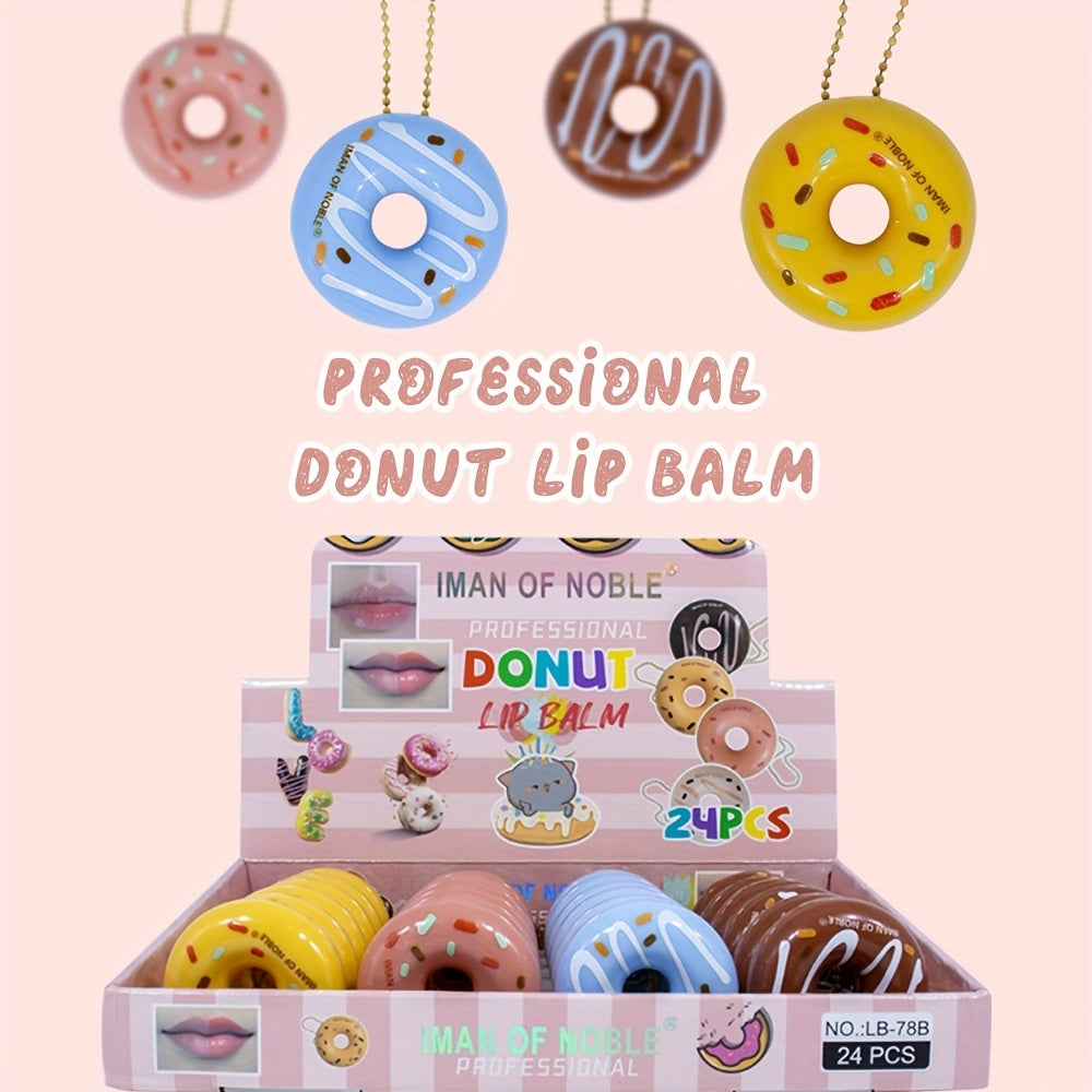 Natural Donut Lip Balm Nourishing Moisturizing