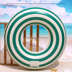 Vintage Striped Inflatable Baby Swimming Ring for Kids