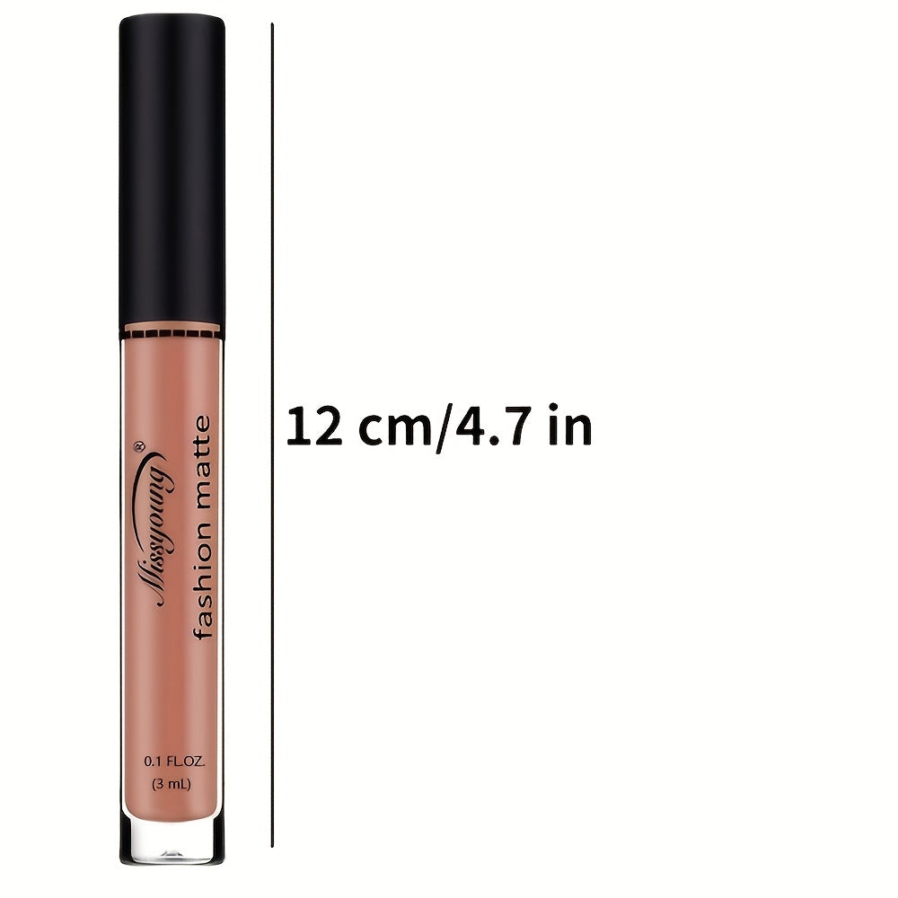 Matte Brown Nude Liquid Lipstick - Chocolate Lip Gloss