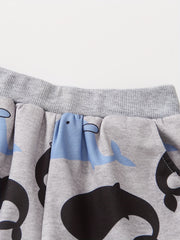 Boys Whale Casual Shorts Comfortable Breathable For Summer Kids Clothes