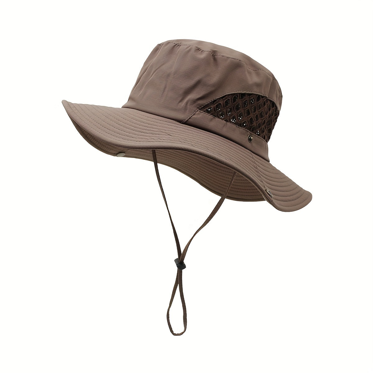 Outdoor Sunshade Bucket Hat Mesh Breathable Unisex Sun Hats Lightweight