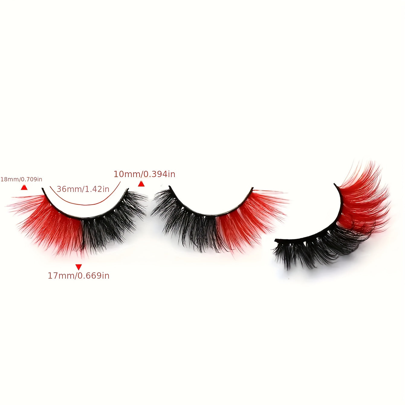 Full Strip Lashes Thick Curling 17mm False Eyelashes
