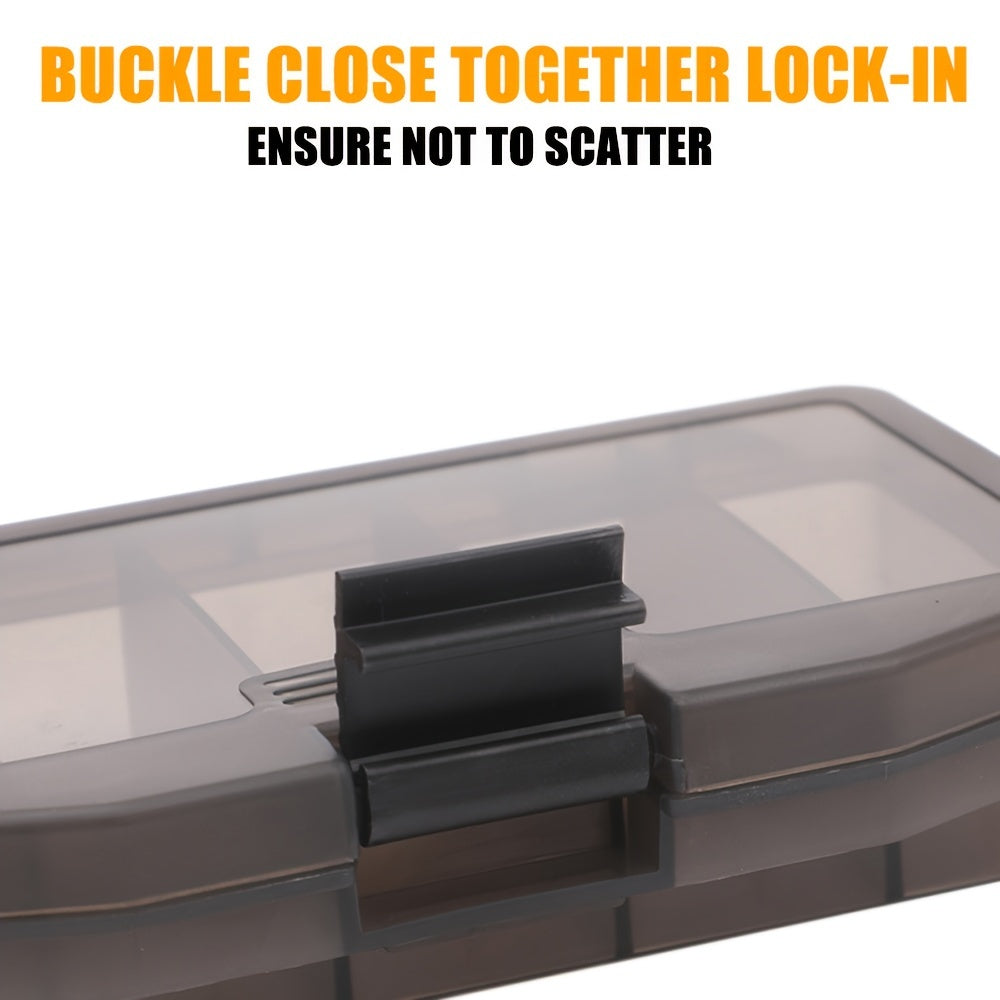 SAMOLLA Fishing Tackle Box Hooks Lures Baits Organizer