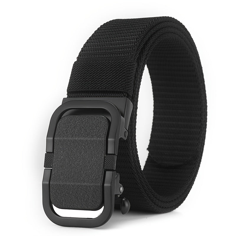 Men's Toothless Canvas Belt Automatic Buckle Sports Leisure