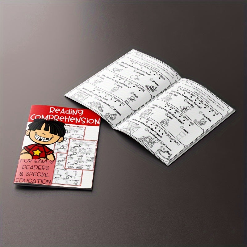 21 Pages Kids Early Reading Comprehension Worksheets - Phonics