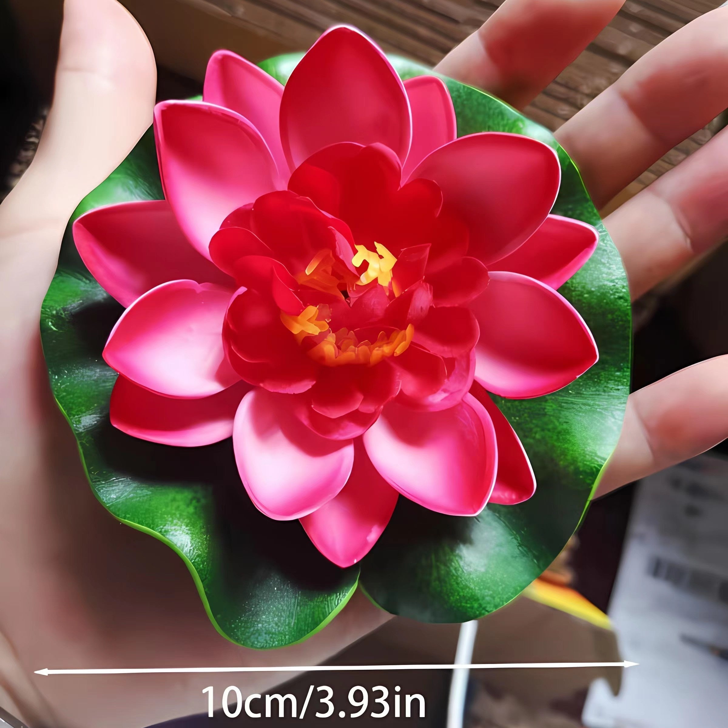 Realistic Artificial Lotus Flowers for Pond Pool Aquarium Decoration