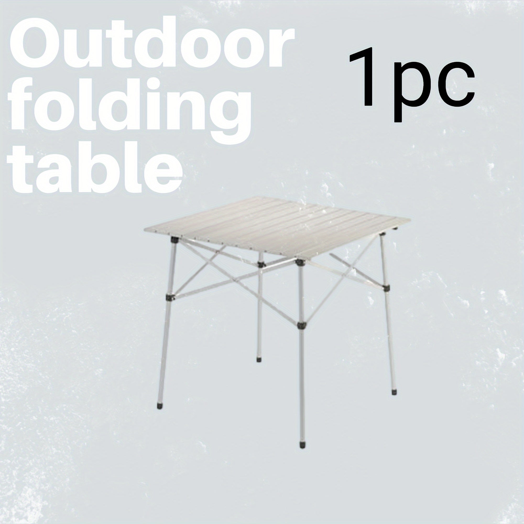 Portable Folding Aluminum Camping Table for Outdoor Camping BBQ