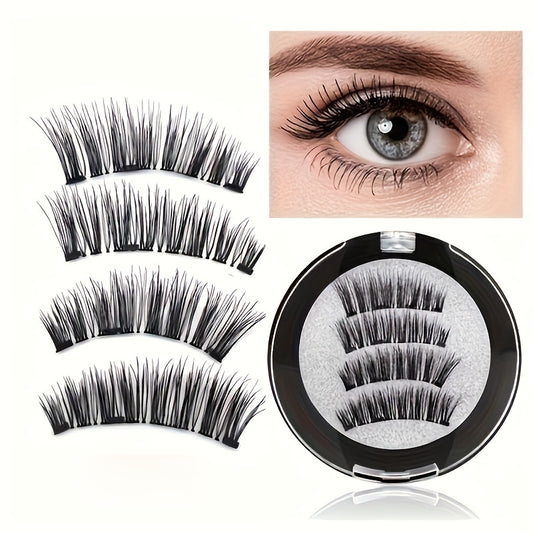 Magnetic Eyelashes Natural Look Soft Makeup Extended Reusable False Eyelashes