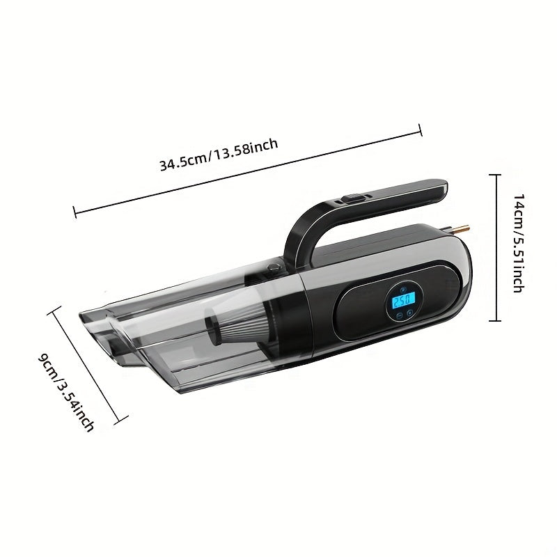 12V Car Vacuum Cleaner with Wireless Charging Function