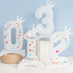 DIY Number Balloon for Birthday Party Decorations