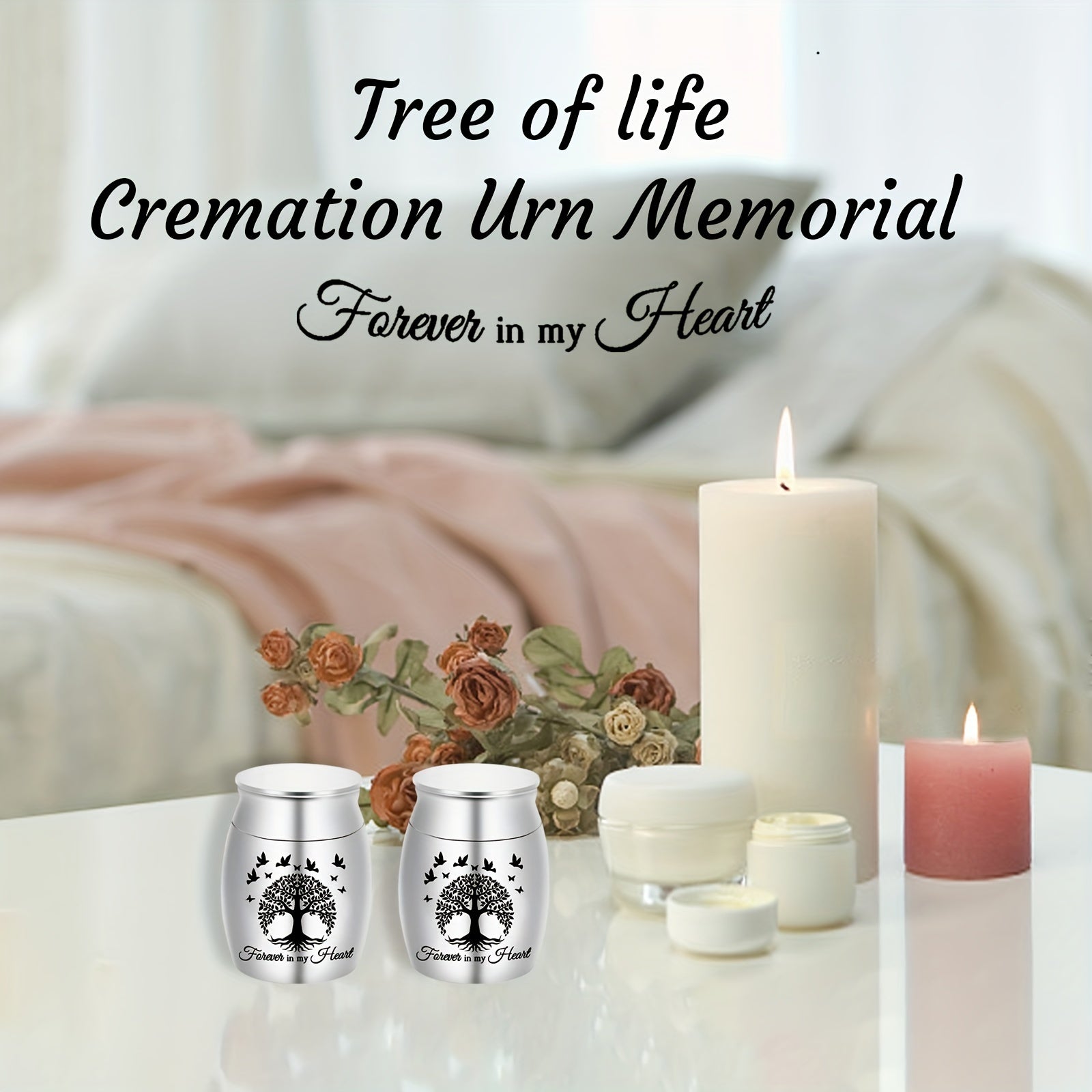 Aluminum Alloy Cremation Urn - Memorial to Honor a Life Well Lived