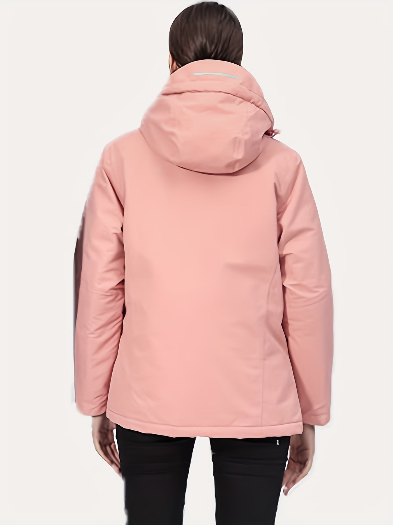 Waterproof Long Sleeves Heating Jacket Women's Outdoor Ski Jacket