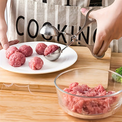 Stainless Steel Meat Baller Tongs Cake Pop Maker Melon Baller Cookie Cake Rice D