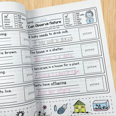 Kids Activity Book with Observation Checklists & Writing Prompts