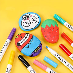 36 Colors Acrylic Paint Pens for Rock Painting Stone Ceramic Glass