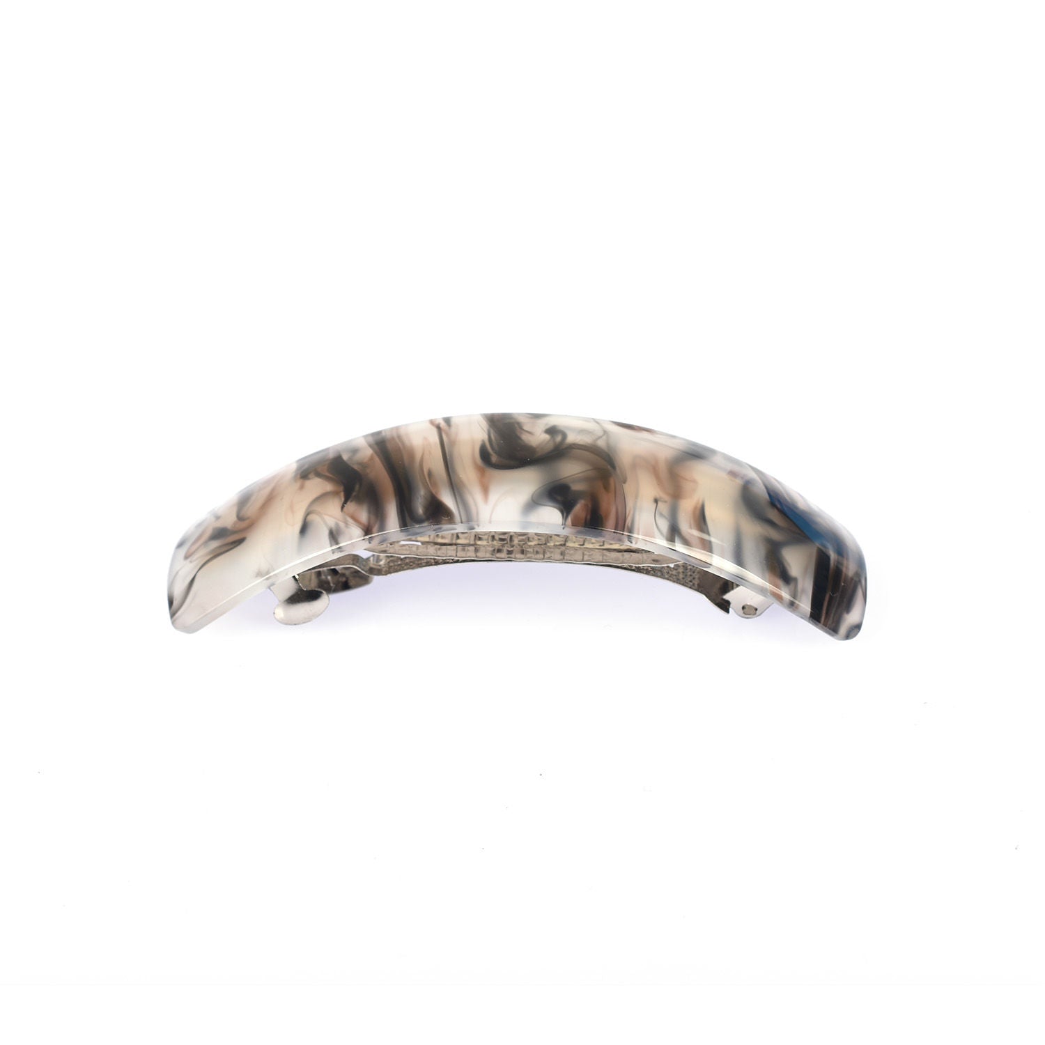 Water Pattern Acrylic Hair Clip Barrette Vintage Strong Hold Hairpin