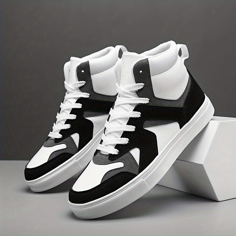 Men's High Top Lace Up Stylish Sneakers