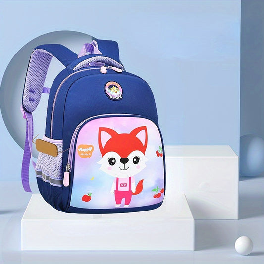 Kids Cartoon Schoolbag Spine Protection Backpack