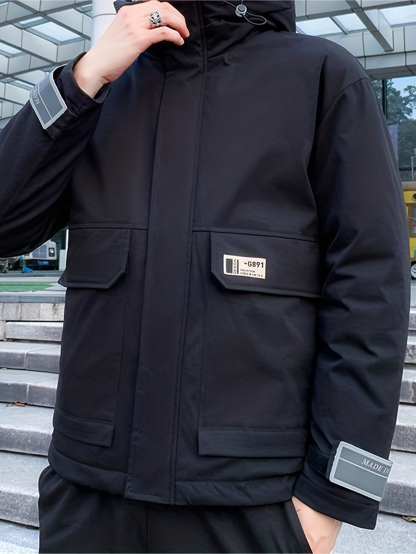 Men's Hooded Cotton Jacket