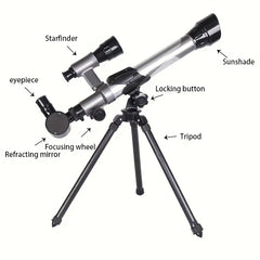 High Power 40x51mm Telescope for Stargazing and Science Education