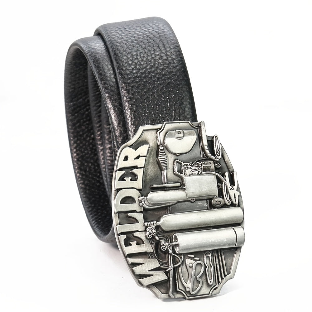 Vintage Welder Belt Buckle Women's Punk Metal Girdle Buckle