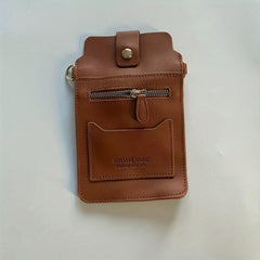 Mobile Phone Bag With Transparent Film Touch Screen Shoulder Bag