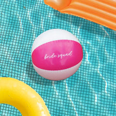 Pink Striped Beach Ball