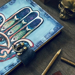 Personalized Vintage Leather Journal Soft Cover Plain Pages