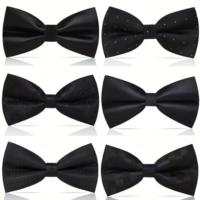 Adjustable Men's Bow Tie UK Formal Shirt Wedding Groom Groomsmen