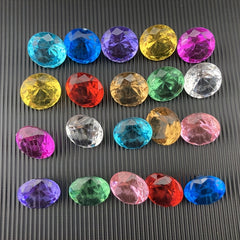 12pcs Acrylic Diamond Toys Colorful Plastic Crystal PlayHouse Toy