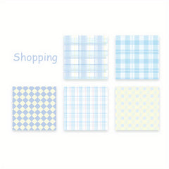 Colorful Checkerboard Series Non-sticky Notes